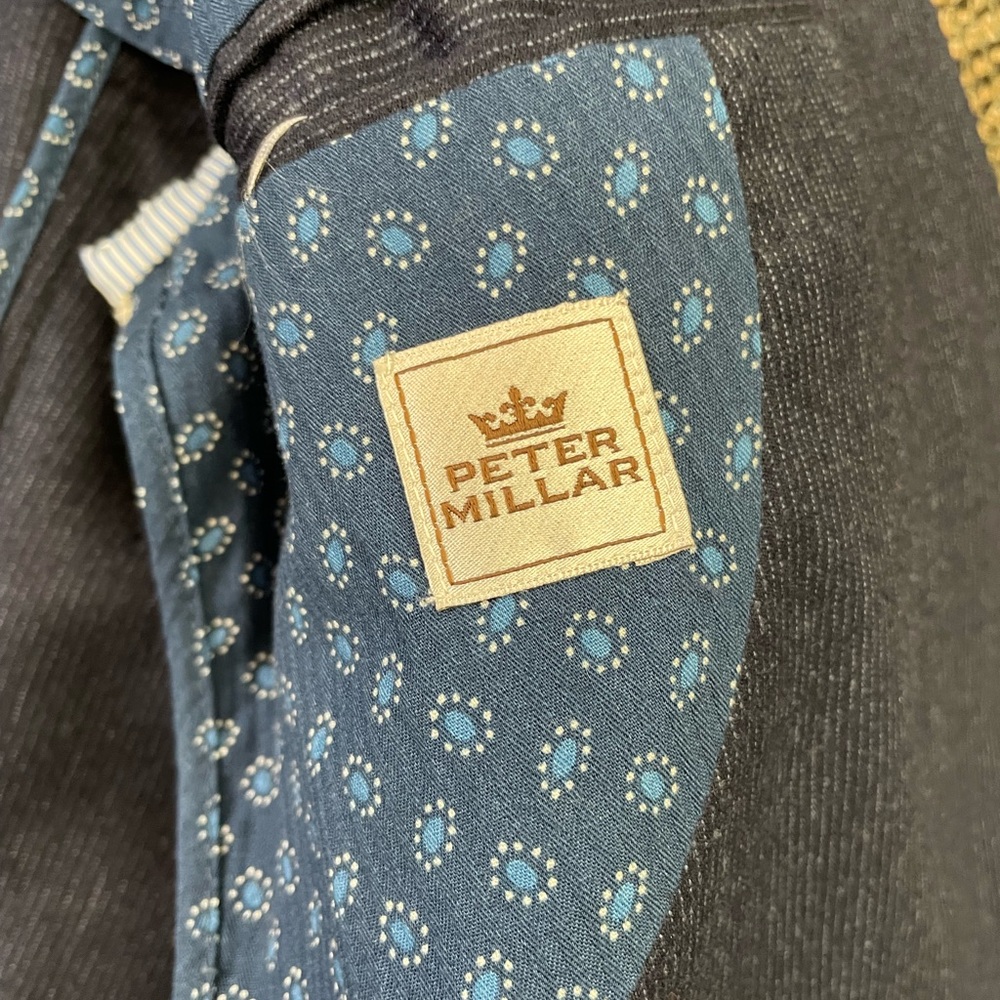 Peter Millar Finely Striped Patch Pocket Deconstr… - image 7